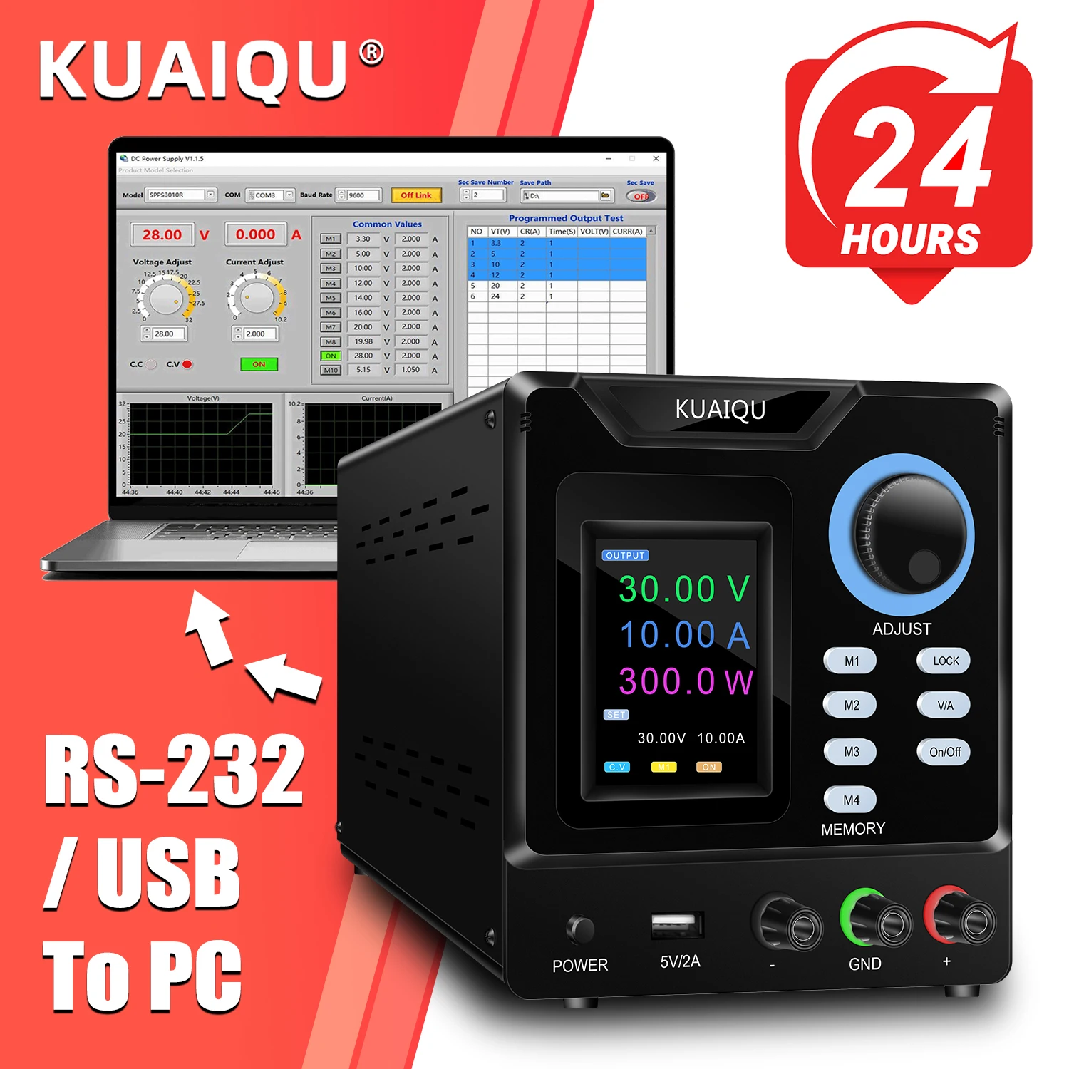 

Новое поступление, RS-232 программируемый источник питания 30 в 10 А, Регулируемый USB-интерфейс, Заводская автоматизация, блок питания с переменным напряжением 120 В, 3 А