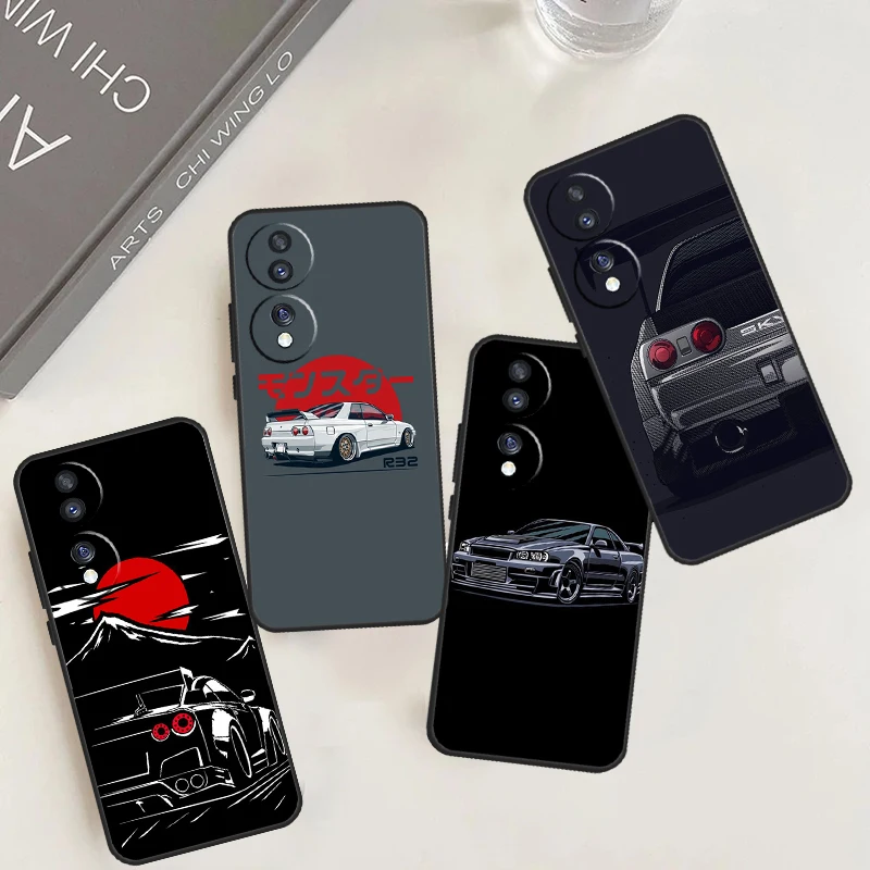 JDM Skyline Car Design Protective Phone Case