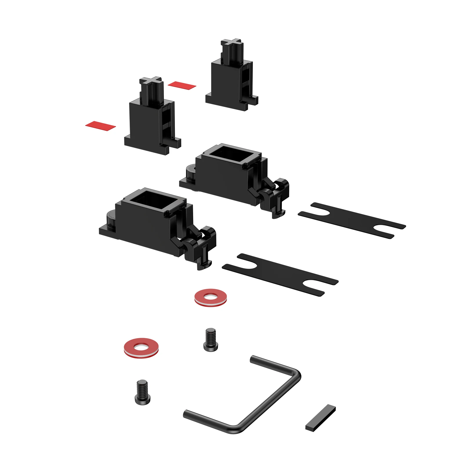 DUROCK-Screw-in Estabilizador V2, PCB Mount, estabilizadores Keycap,
