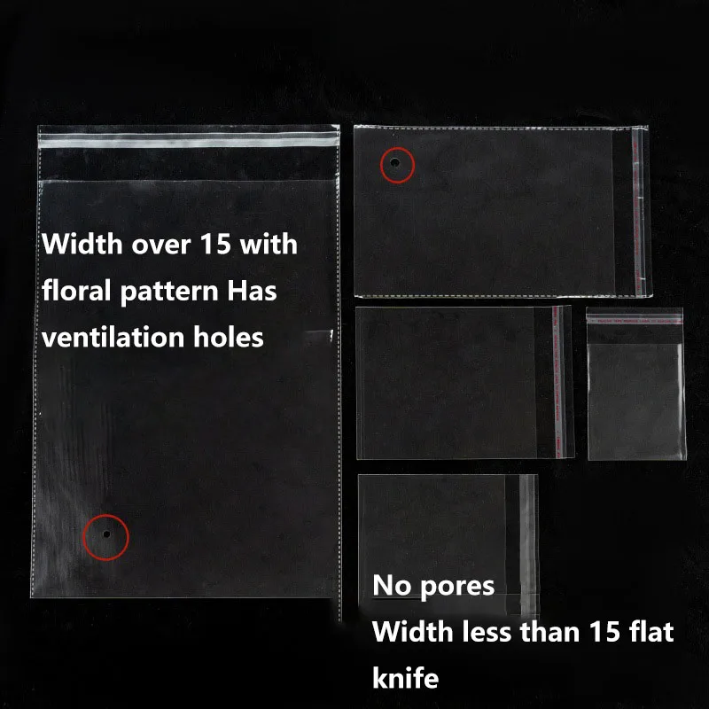 100Pcs Transparent Self-sealing Jewelry Accessories Candy OPP Self-adhesive Bag Packaging Resealable Gift Cookie Packaging Bag 6 100Pcs Transparent Self-sealing Jewelry Accessories Candy OPP Self-adhesive Bag Packaging Resealable Gift Cookie Packaging Bag 6