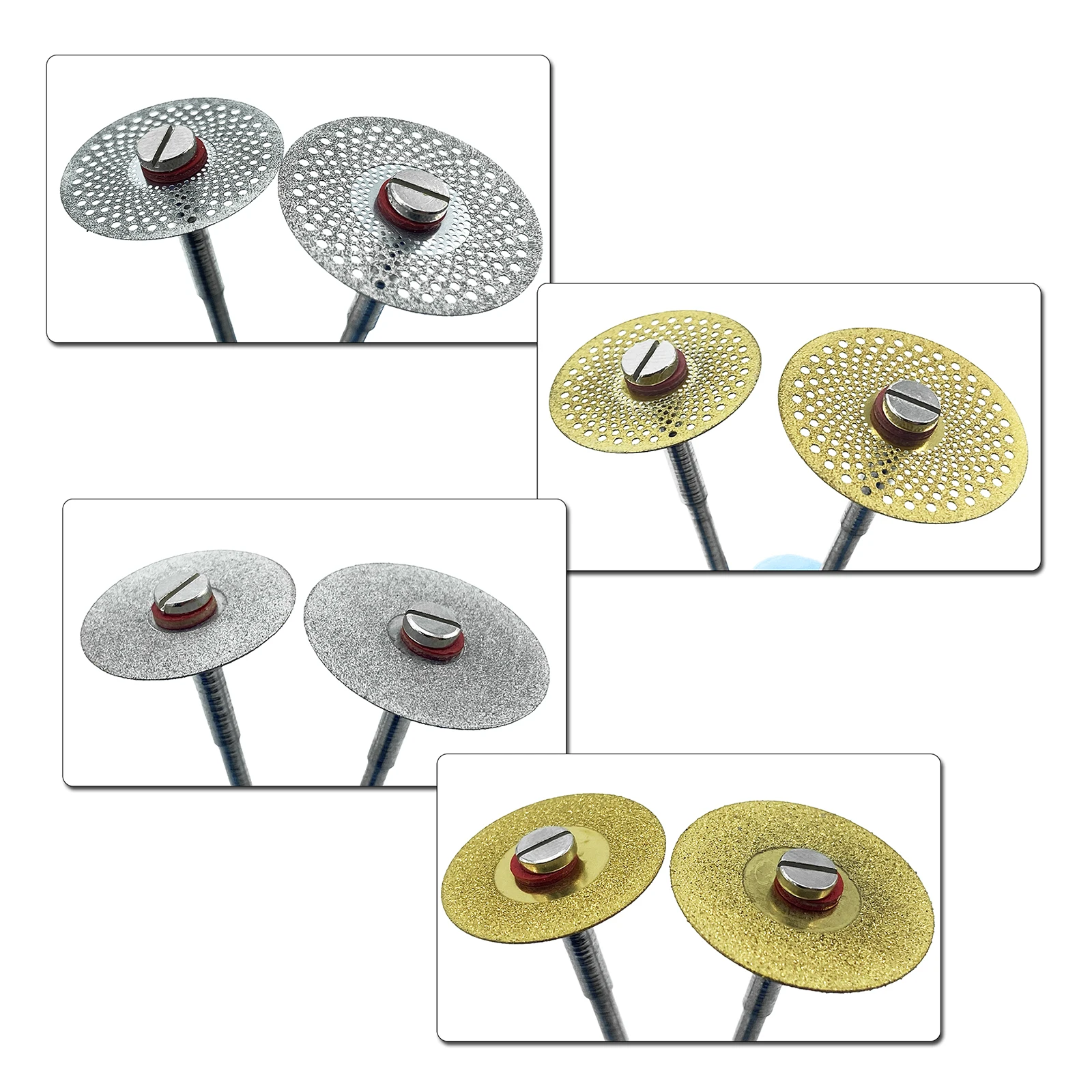 5 個歯科ダイヤモンドディスクディスク 0.25 ミリメートル超薄型両面