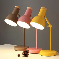 Nordic Desk Lamp for Dorm Adjustable Angle Height Reading Table Lamp for home office Room Decor Bedside Lamp Led Desk Light 2