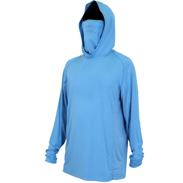 Mens Fishing Shirts UPF50+ Sun Protection Hoodie Shirt Hooded Performance  Shirt Fishing Shirt Quick-dry Lightweight USA Size - AliExpress