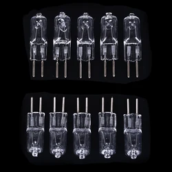 5pcs 220V G5.3 35W/50W Base Halogen JC Type Bulbs Light Lamp Bulb Yellow Light