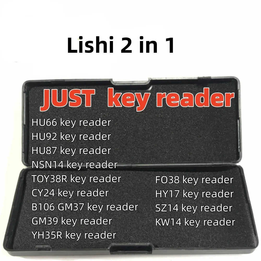 Lishi 2 in 1 HU64 HU66 HU83 HU92 HU100 VAG2015 HU101 HU100R HY20 HY22 SIP22 TOY2Track 장난감 (2014) TOY48 HON66 자물쇠공