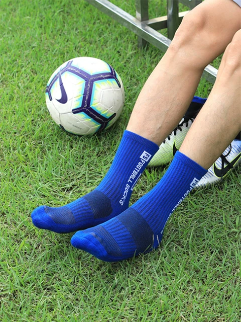 1 pair of professional football socks with shock-absorbing, anti slip, thick towel bottom, basketball socks, sports socks 3