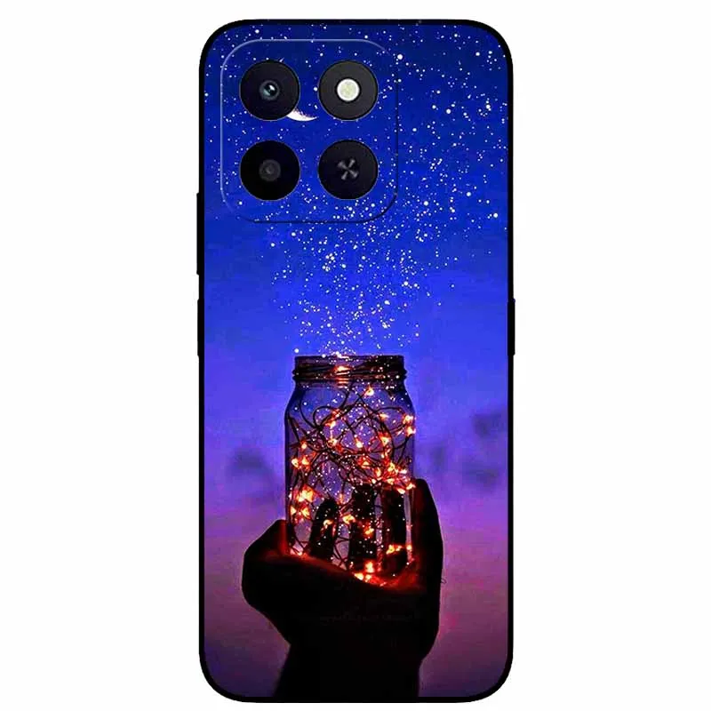 Wolf Bumper Silicone TPU Phone Case - Planet Protective Cool Animal Coque, 6.61