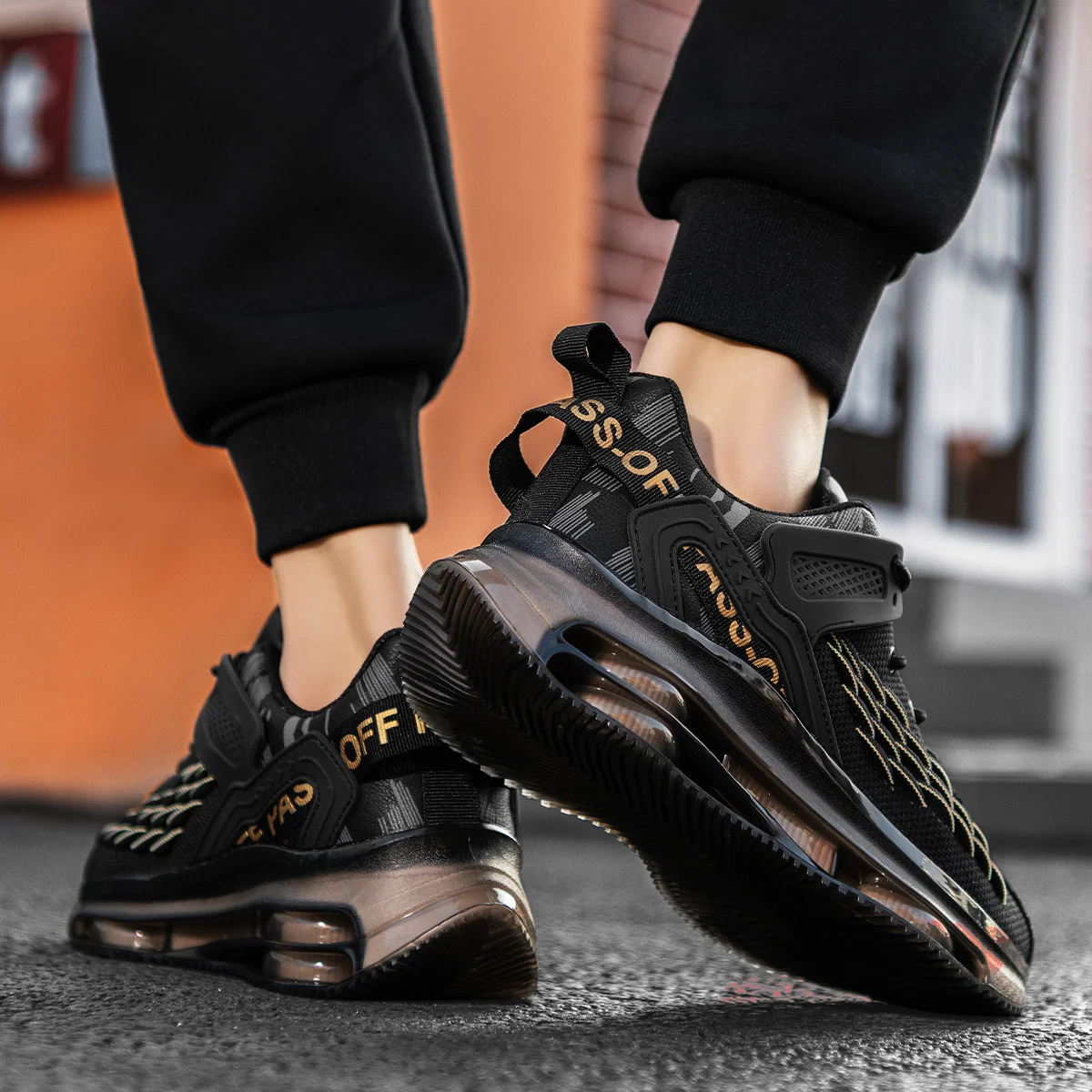 Men's Running Walking Trainers Lightweight Mesh Air Cushioned Tennis Sport Shoes Jogging Gym Sneakers Athletic Fitness Shoes_voghion.com