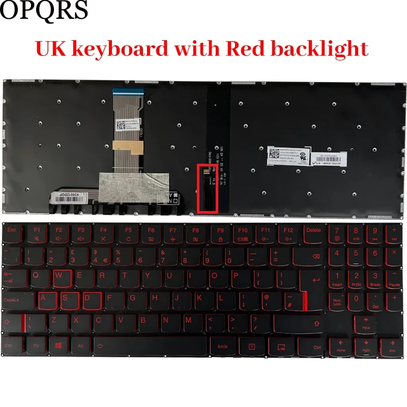 UK Red backlit