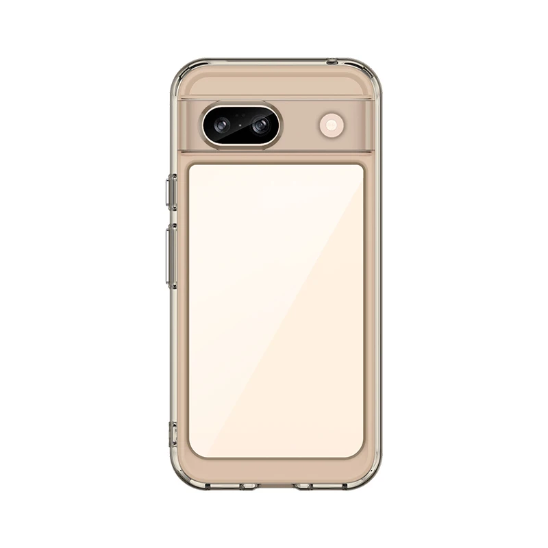 Clear Hard Translucent Shockproof Phone Bumper Case