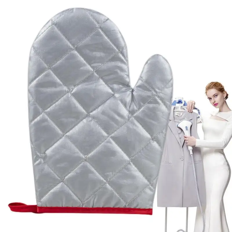 Hand-Held Mini Ironing Pad Sleeve Ironing Board Holder Resistant Glove for Clothes Garment Steamer Portable Protective Mat