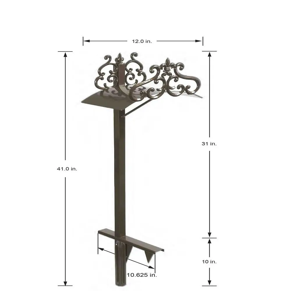 Steel Decorative Garden Hose Stand – Mediterranean Design, Heavy Gauge, Powder Coate 5