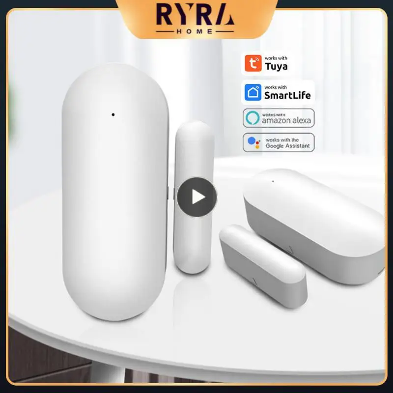 

Tuya Door Window Sensor Smart Detector for Garage/Drawer/Door Opener Works Smart Life APP Alexa Hey Alice