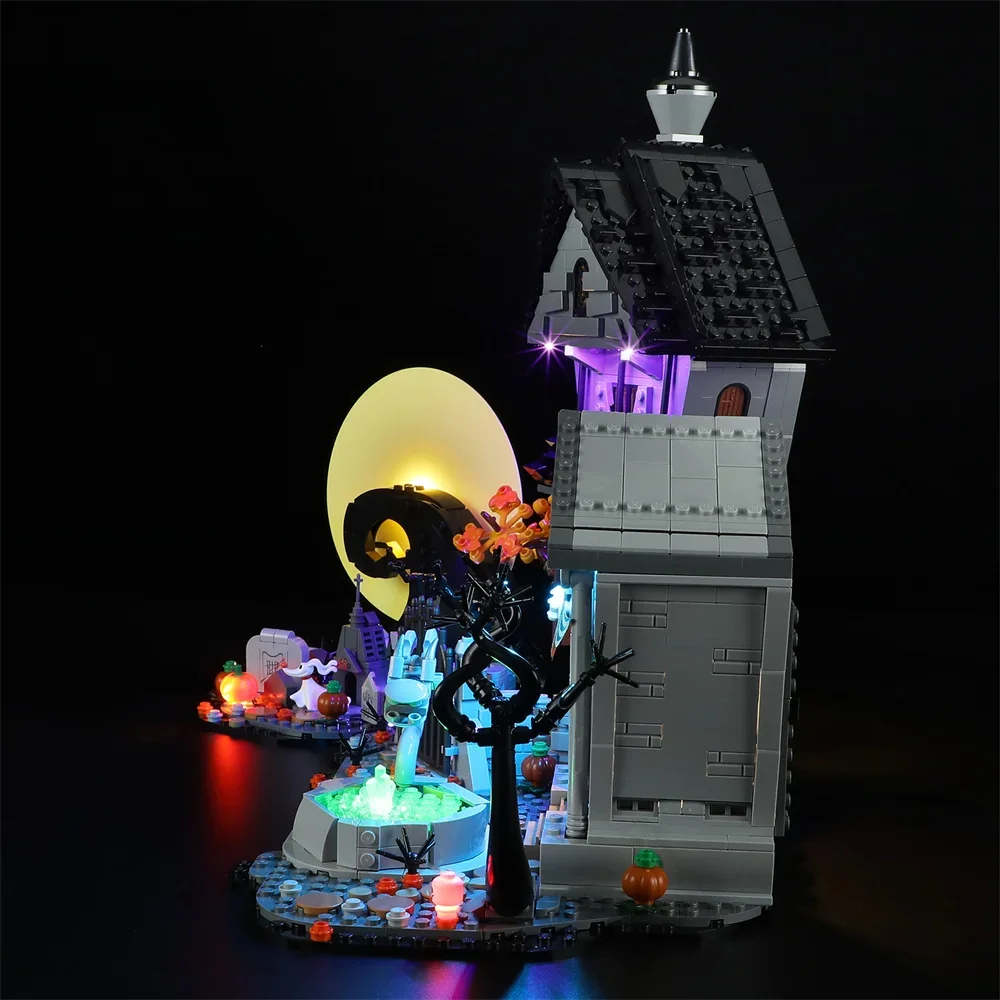 Led Lighting Kit For 21351 Tim Burton's The Nightmare Before Christmas Not Include Building Blocks (Only Lighting Set) 2