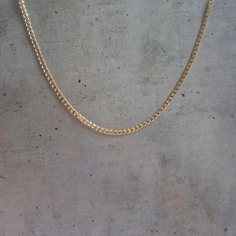 35cm-60cm 3mm Brass Gold Color Curb 