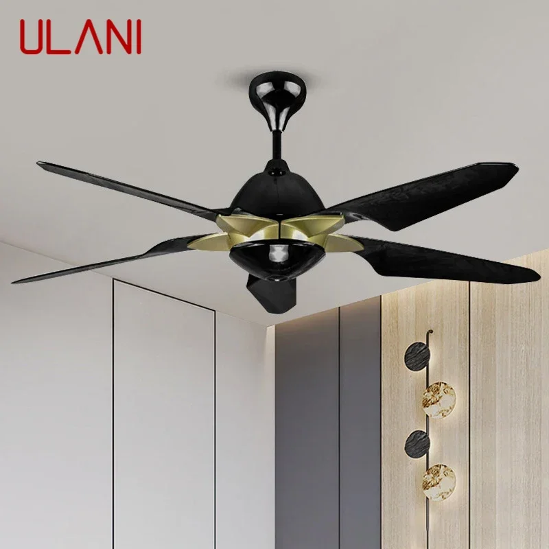 

ULANI Nordic LED Fan Light Modern Minimalism Restaurant Living Room Study Ceiling Fan Light Remote Electric Fan Light