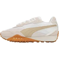 PUMA Biktop Rider unisexe, chaussures décontractées tendance à tige basse, rembourrées et légères, coloris blanc et marron 401440-04 4