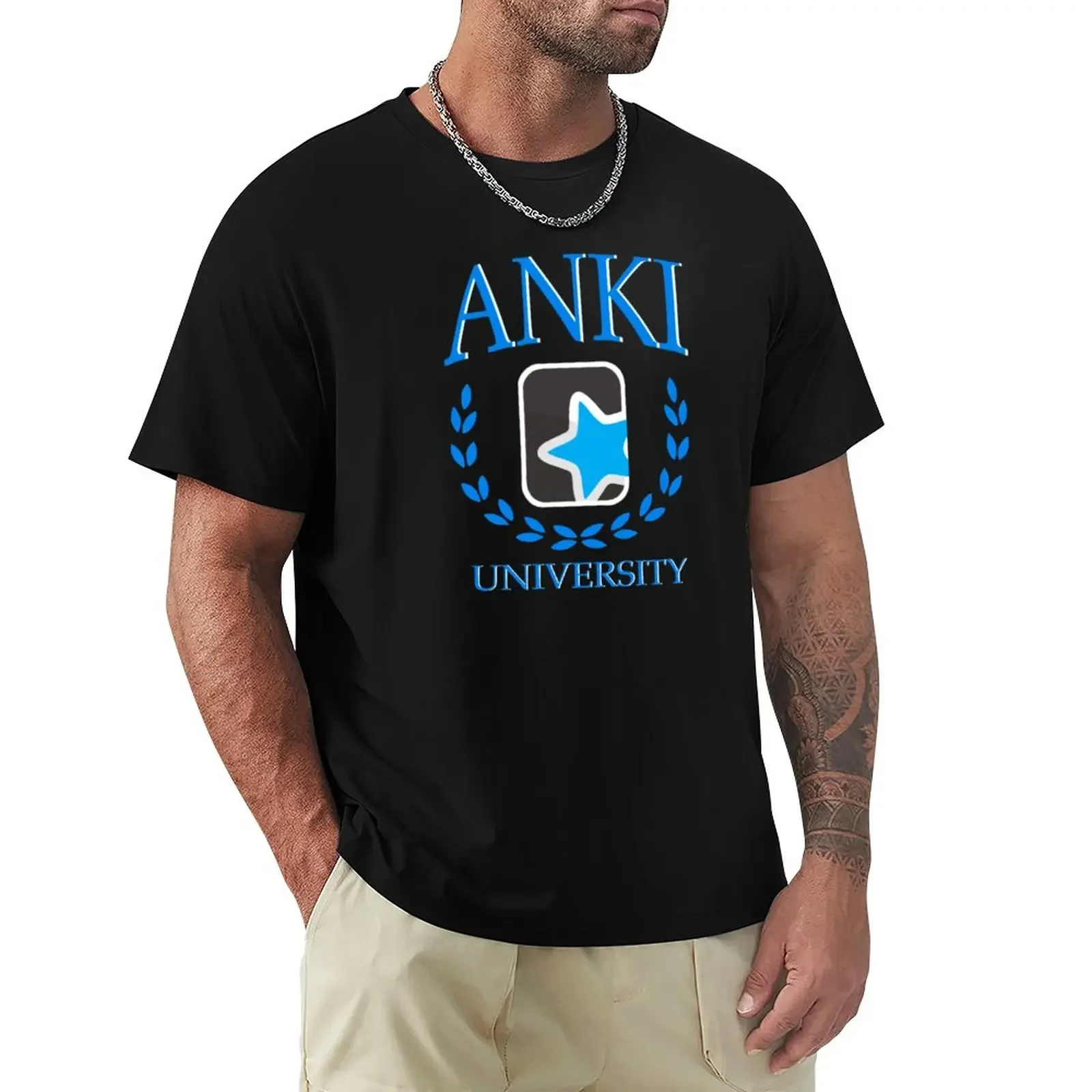 

anki uni T-Shirt funnys Blouse anime funny t shirts for men