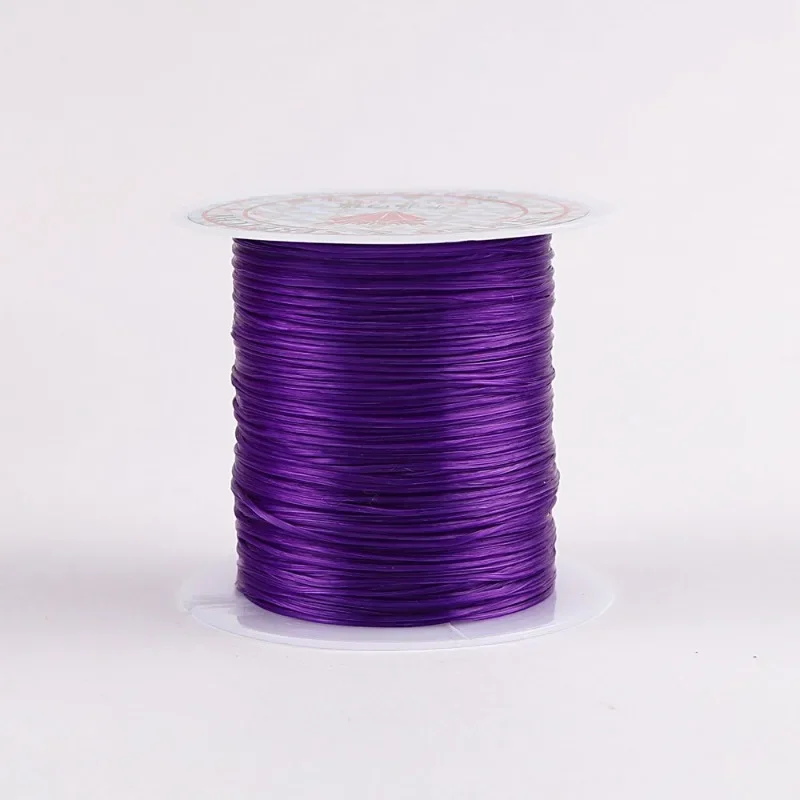 10Meters 0.8mm Elastic Thread Round Crystal Line Nylon Rubber Stretchy Cord Elastic Rope for Jewelry Making Beading Bracelet