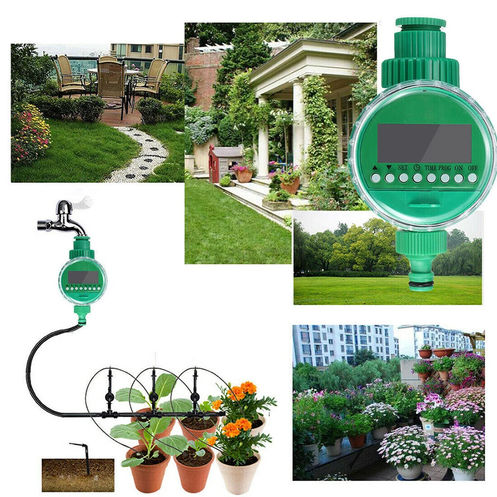 

Greenhouse 5M-50M DIY Drip Irrigation System Automatic Watering Garden Hose Micro Drip Watering Kits With Adjustable Drippers
