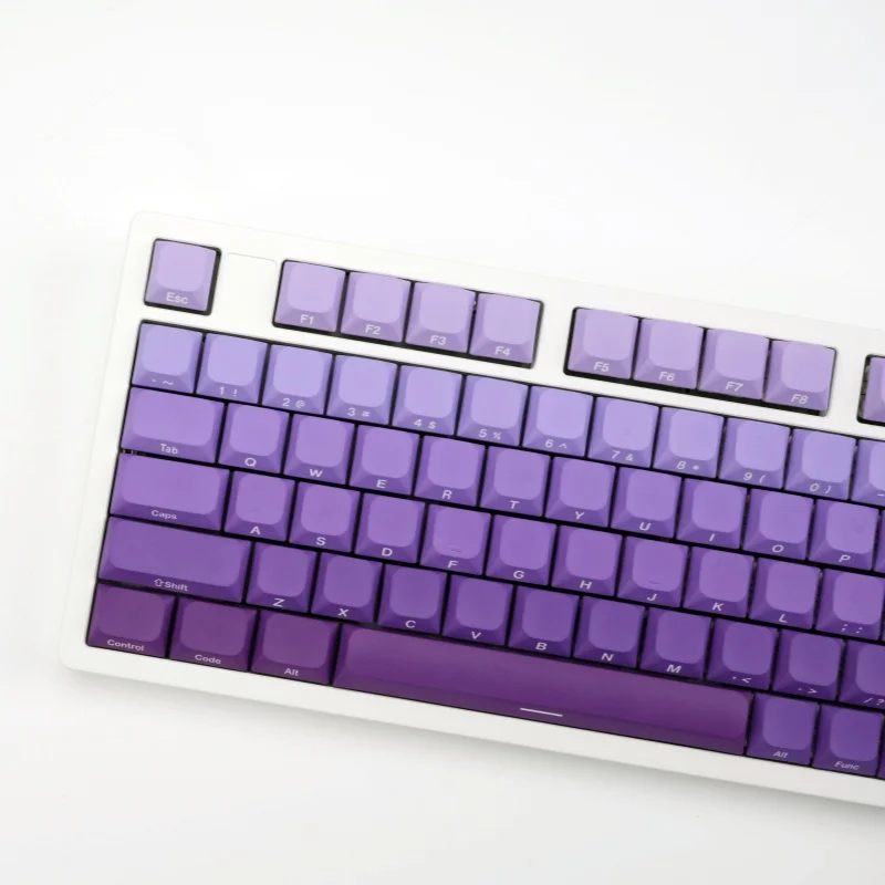 XVX スロープ ロープロファイル キーキャップ サイドプリント 5 面染料