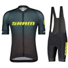 Cycle Jersey Spring Summer Mens Cycling Clothes Maillot Man Mtb Bib SRAM Professional Shirt Men's Blouse for Bicycle Jacket Set 3