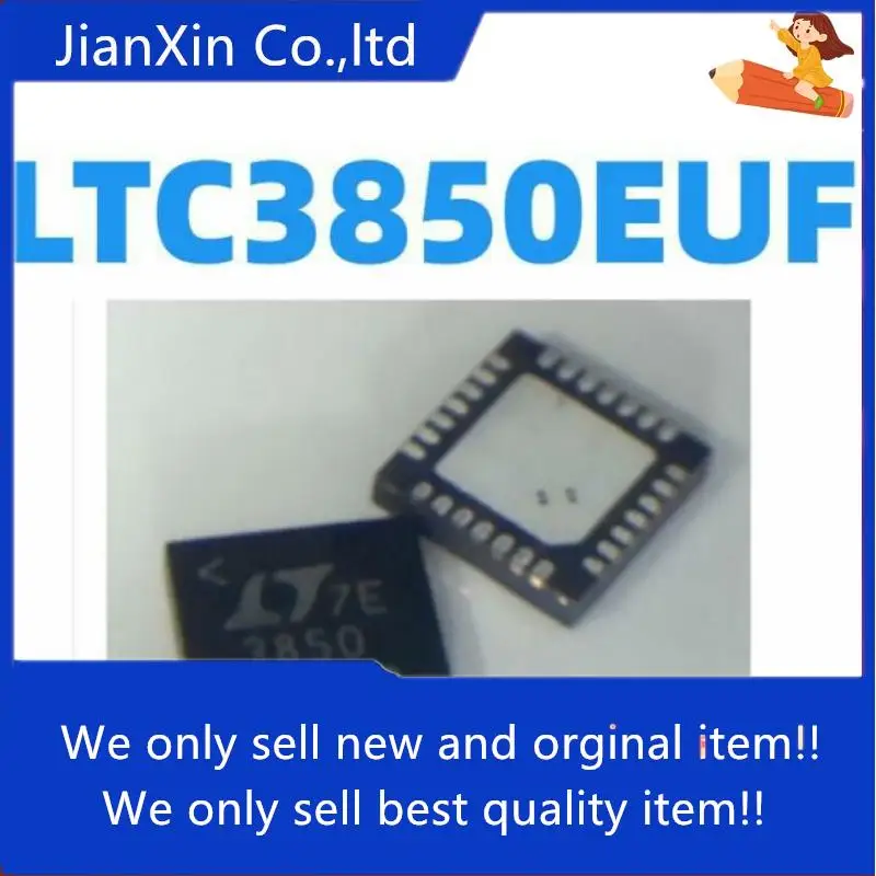 

5pcs 100% orginal new LTC3850EUF SMD QFN28 LT3850EUF Silkscreen 3850 Control Regulator