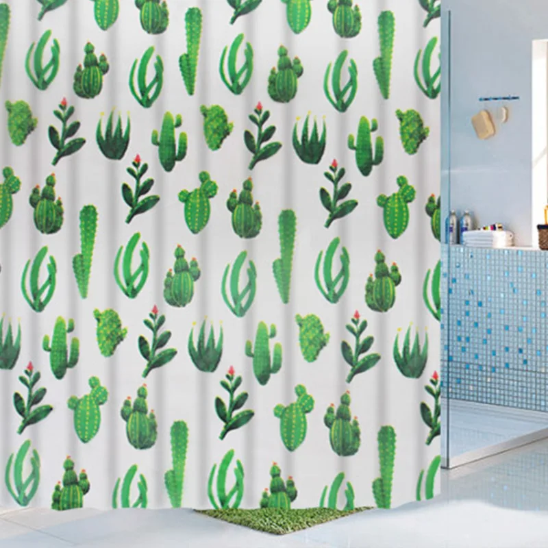 Shower Curtain PEVA Waterproof Bathroom