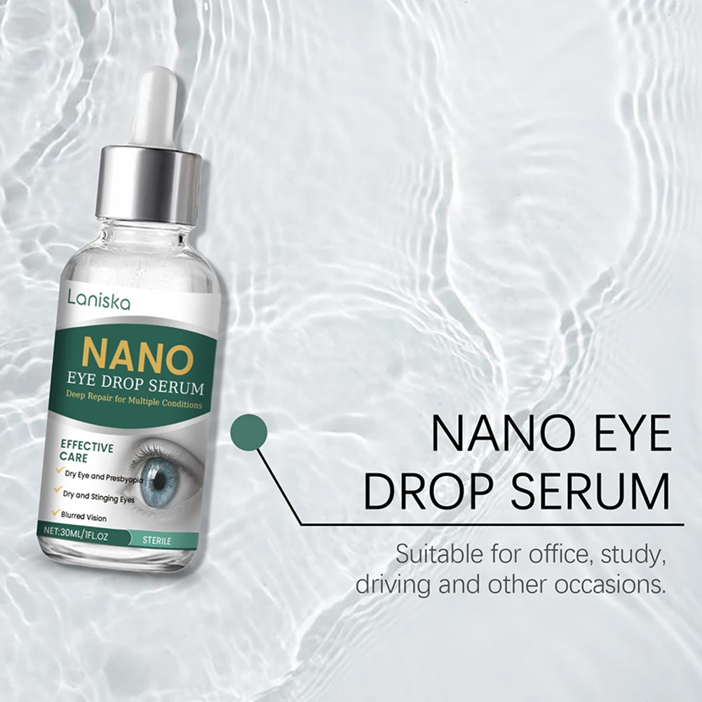 Eye Drops Serum Dry Eye Drops for Human Lubricating Eyes Drops for Dry Eyes Relieves Presbyopia Tired Stressed Tearyeyes - 5