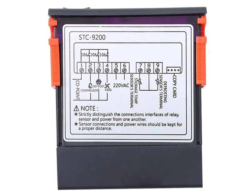 refrigeration controller display in use