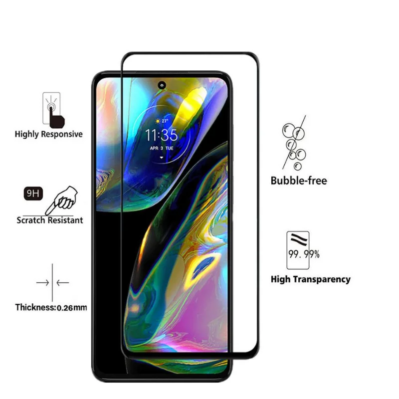 2PCS 9H Tempered Glass For MOTO G13 G22 G23 G30 G32 G42 G52 G60 G72 G73 G82 G100 G200 5G Glass Screen Protector Film