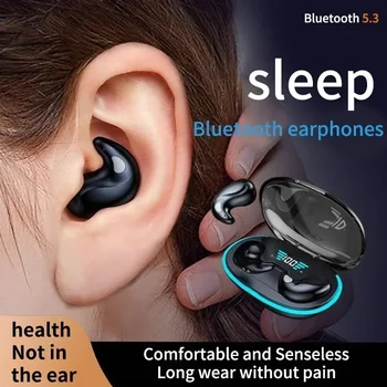 NUOVO X55 Auricolare wireless per il sonno Riduzione del rumore Auricolare invisibile Cuffie per dormire Cuffie sportive Bluetooth Auricolari 1