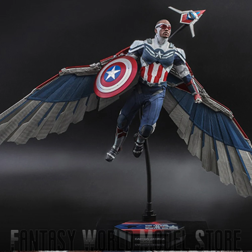 재고 HOTTOYS 앤서니 매키 캡틴 아메리카 풀 세트, 수집용 남성 액션 피규어, 모델 인형 선물, TMS040, 1/6 체중계, 12 인치