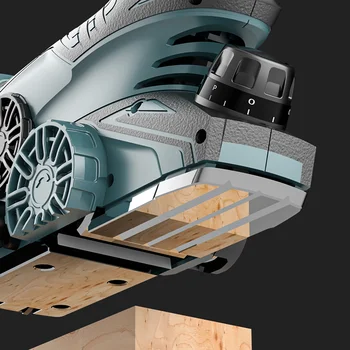 13000RPM Mini Electric Planer Handheld Planer Wood Cutting Milling Engraving Slot Tool Brushless Cordless For Makita 12V Battery