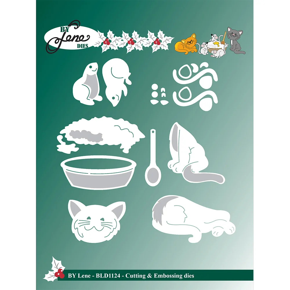 Festive Mailbox Metal Cutting Dies for DIY Holiday Scrapbooking and Decorative Paper Crafting