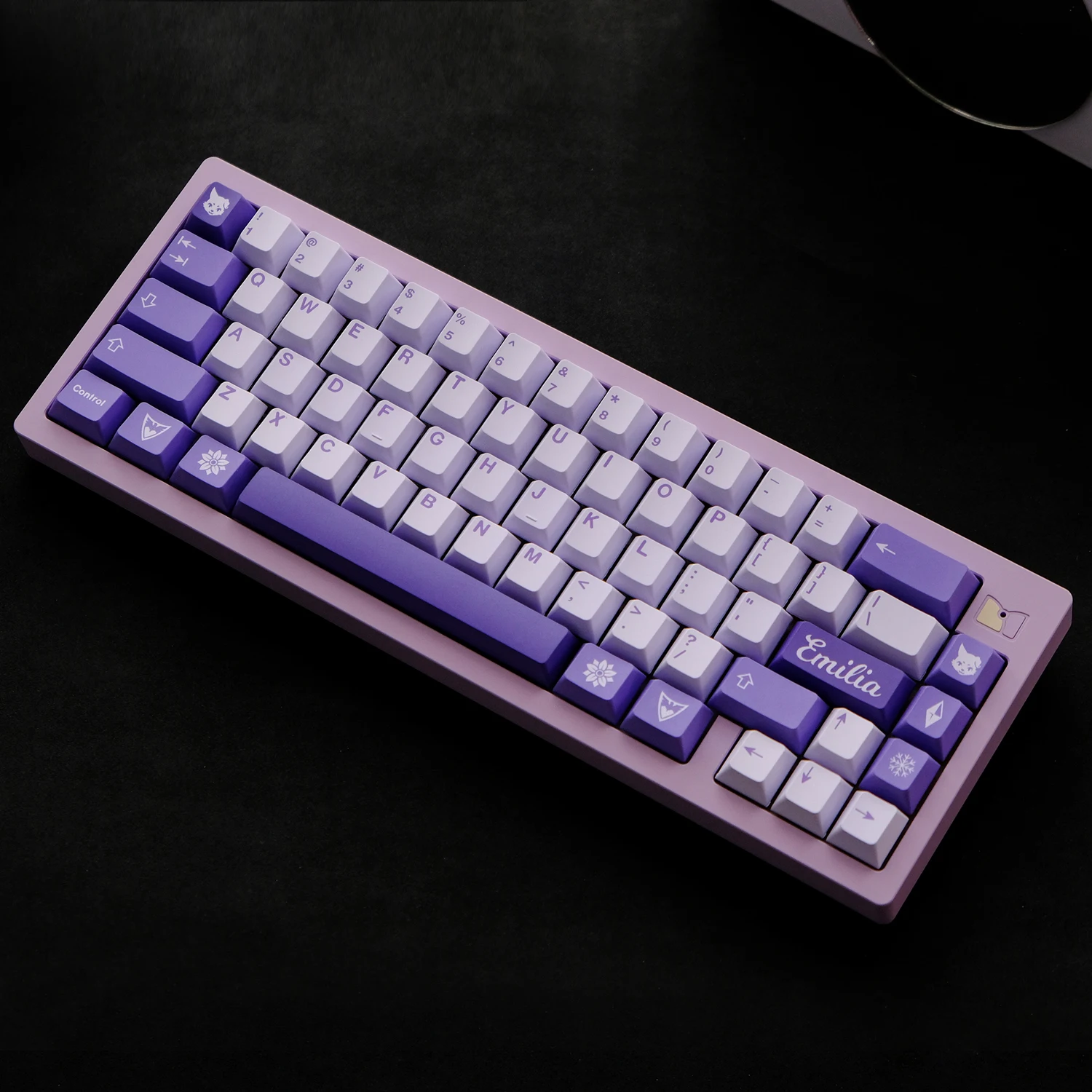 Gmk Frost Witch Keycaps Pbt Dye Subbed Perfil Cereja Keycap com Iso Enter 2.25u 2.75u 6.25u 7u Conjunto - Imagem 4