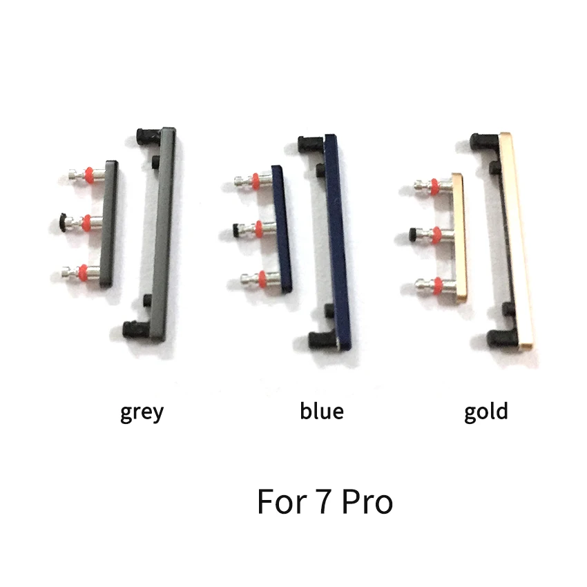 Power Button phone switch key power volume control button ON OFF Volume Up Down Side Button Key Repair Parts For Oneplus 6 6T 7T 7Pro