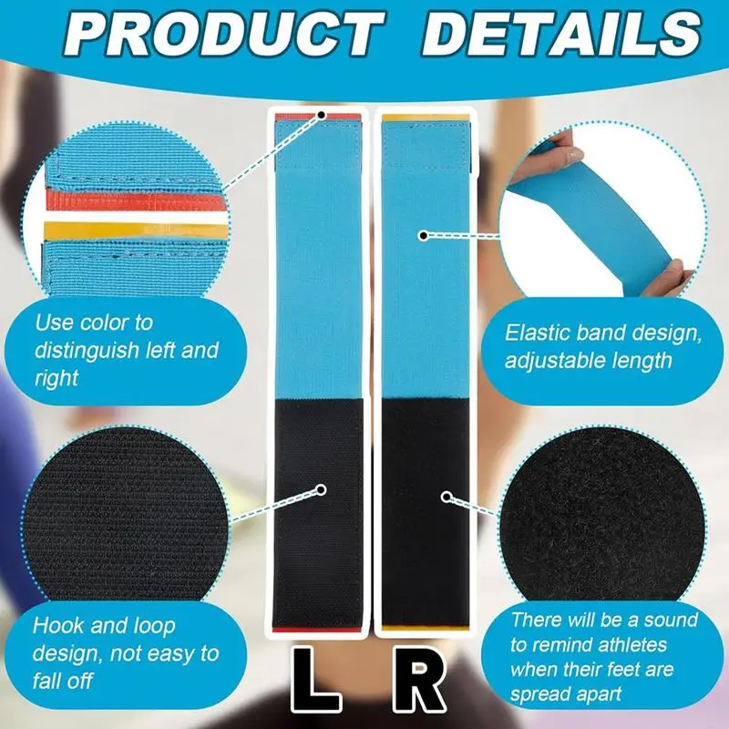 Sticky Toes for Gymnastics Elastic Gymnastics Sticky Toes Ankle Band Multipurpose Ankle Straps Kit Tumbling Trainer