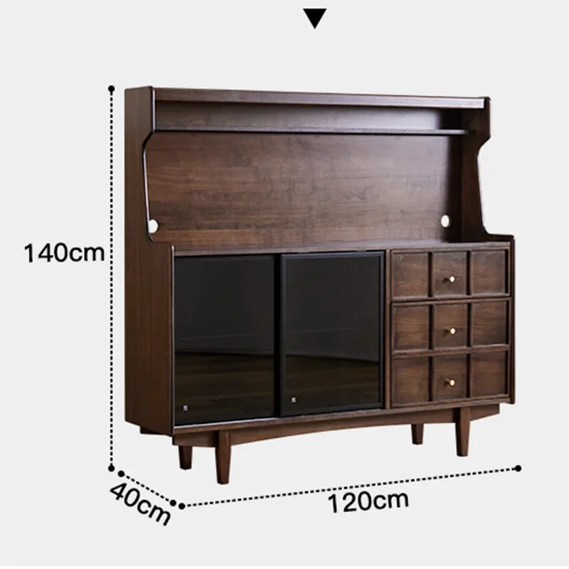Sideboard Furniture Organizer Room Lounge Cabinet Kitchen Storage Coffee Bar Auxiliary Table Modern et Cocina Island Side LT