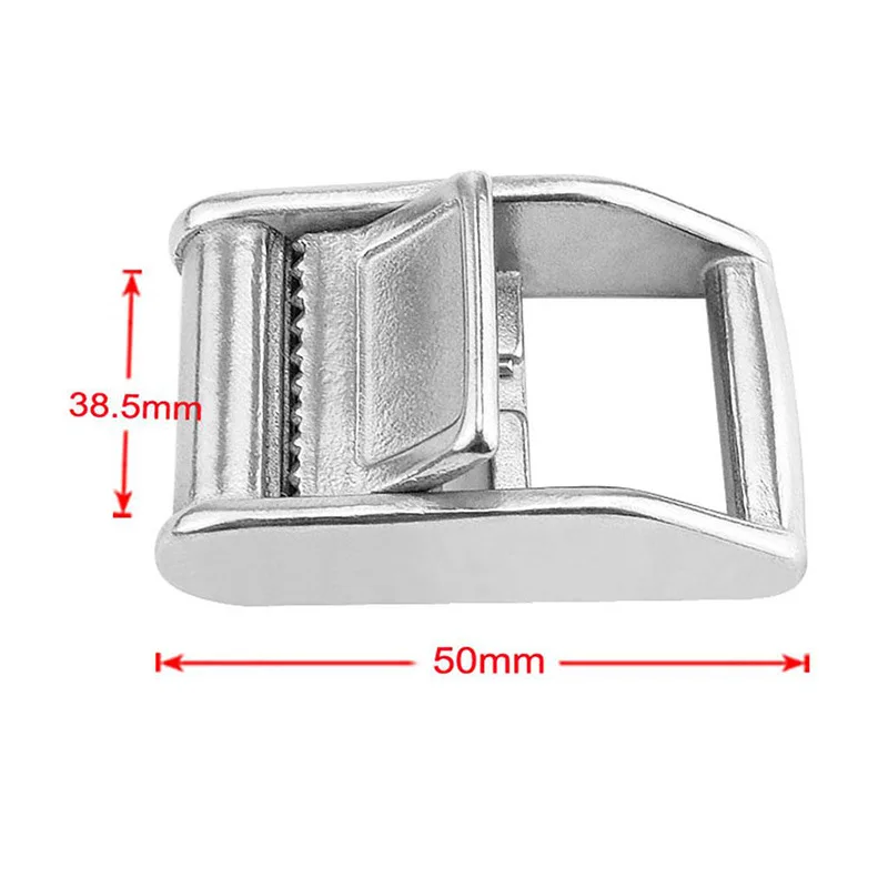 Webbing Tensioner Stainless Steel Cam Flap Buckles Press Cam Buckles Tie Down Buckle for 25mm/38mm Webbing Strap RE webbing tensioner buckles