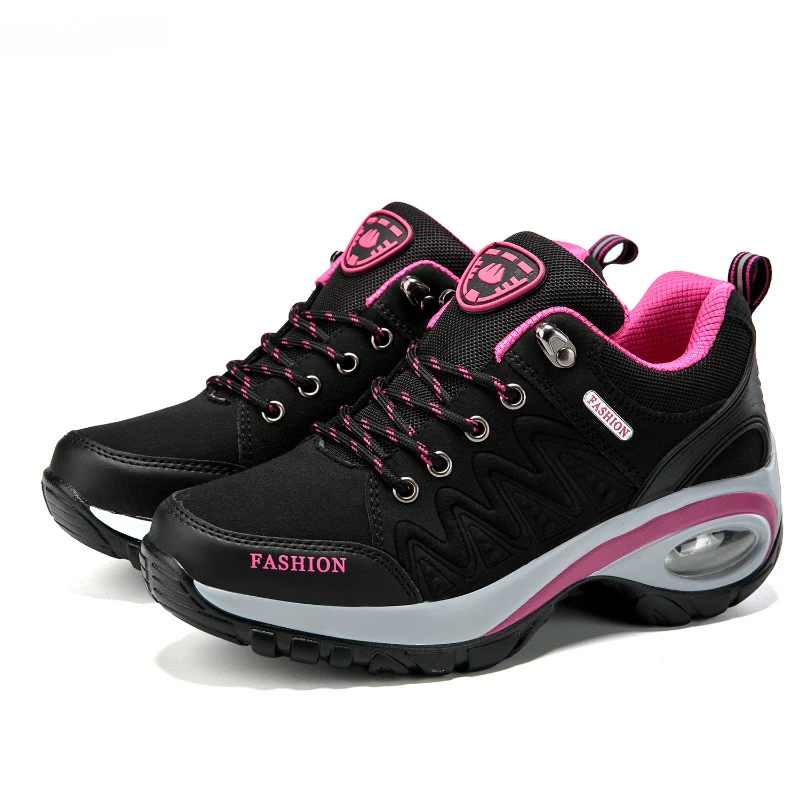 

Running Sneakers Women Air Cushion Casual Shoes Outdoor Sneakers Gym Jogging Tennis Trainers Fashion Sport Lace Up Wedge Sports