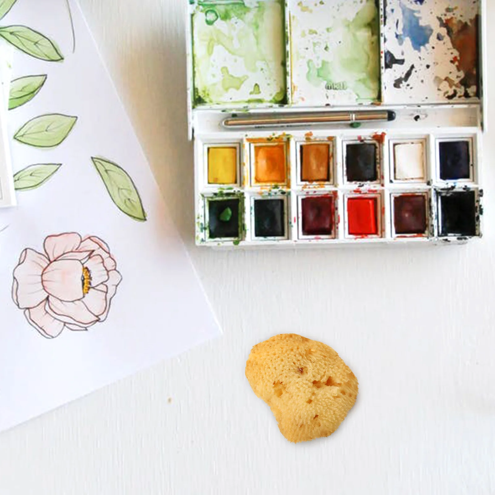 Painting Texture Sponge Kids Sponges Art Rollers Makeup Facial Watercolor Child 2