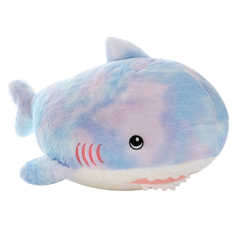 

28/65/80cm Cute Colorful Shark Plush Pillow Toy Kawaii Stuffed Animals Sharks Plushies Throw Pillow Cushion AnimeSoft Kids Toys