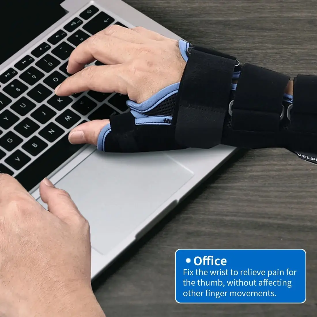 Фото Velskin палец, запястье Splint для снятия боли при артрите и профилактики растяжения рук и запястья, легкий бандаж для мужчин и женщин №5