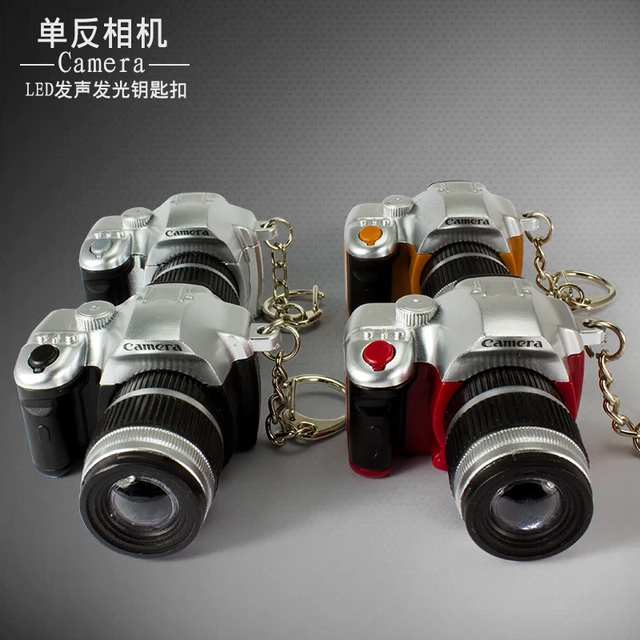 New Children Toys Camera with Keychain Mini Simulation Led Light Flashing Camera for Doll Kids Birthday Gift Action Toy Figures 5