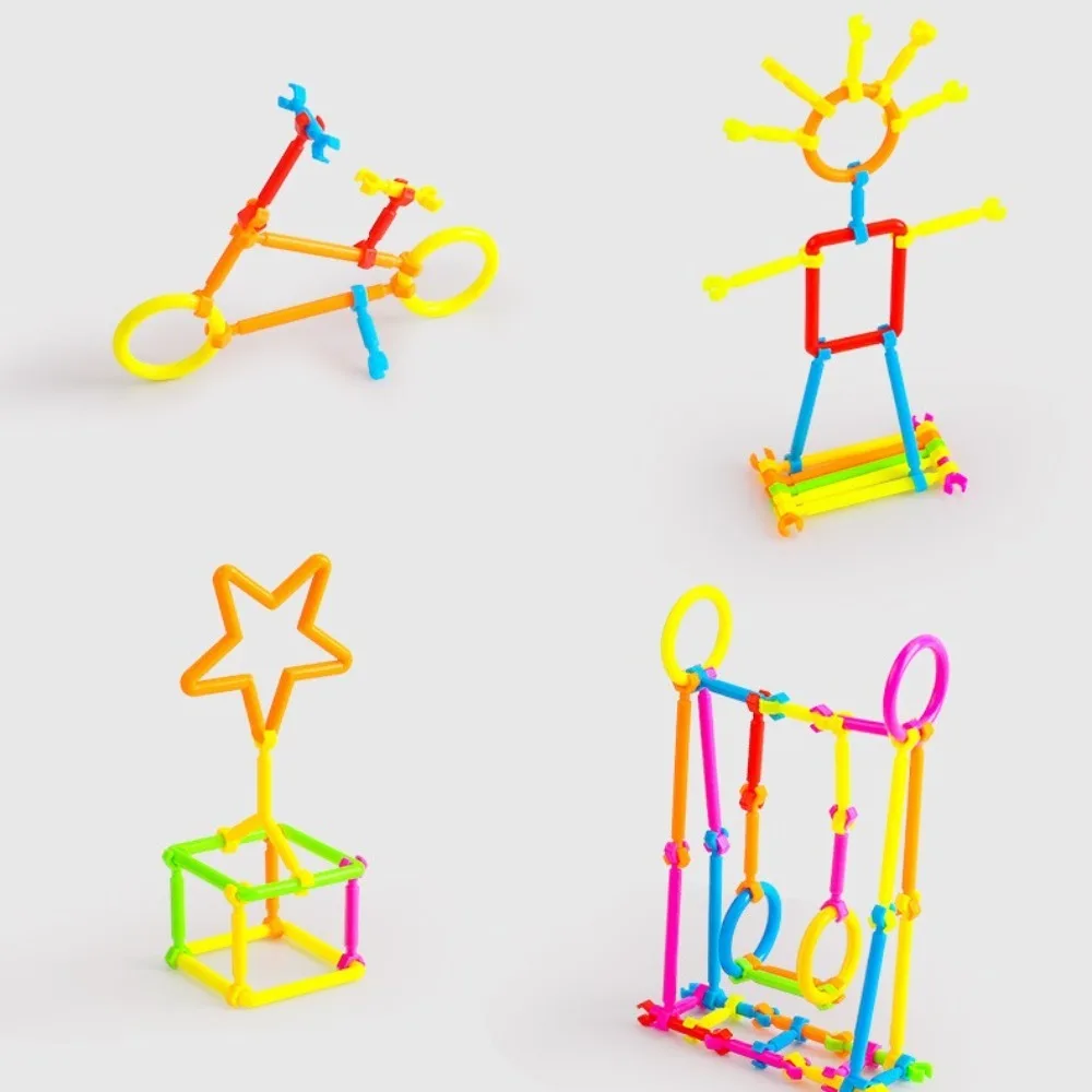 Plastic Smart Stick Blocks Creativity Puzzle DIY Toy