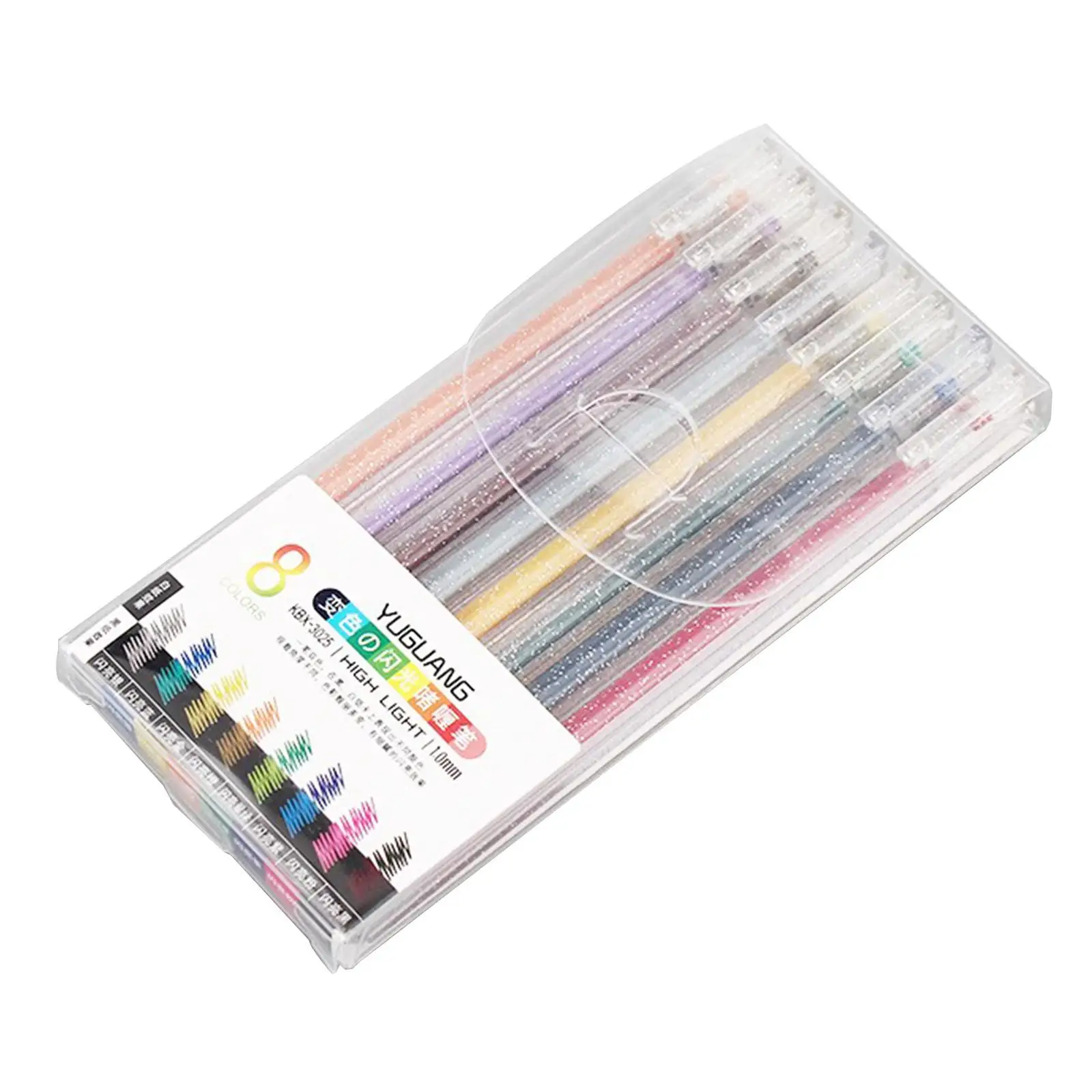 Glitter Gel Pens 16 Assorted Pastel Color 0.7mm Retractable Colored Sparkle  Glitter Pen Set for Adults Kids Journaling Coloring