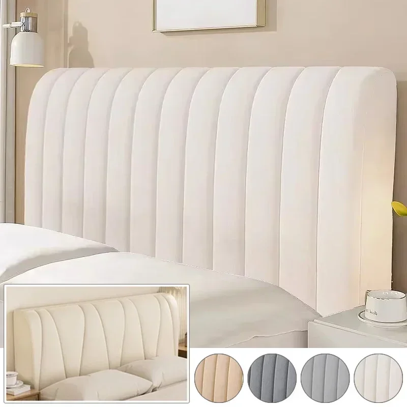 1PC Velvet Quilted Headboard Cover Bed Head Cover כיסוי לראש מיטה All-inclusive Soft Thicken Short Plush Quilting