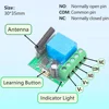 RF Receiver and Wireless Remote Control with A/B button Transmitter 50m 433MHz DC 12V 1CH Relay Module for LED/DIY 6