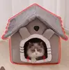 All Seasons Warm Washable Cat Dog House Indoor Soft Removable Cushion Pet Bed Kennel for Small Medium Pets Durable Pet Supplies 3